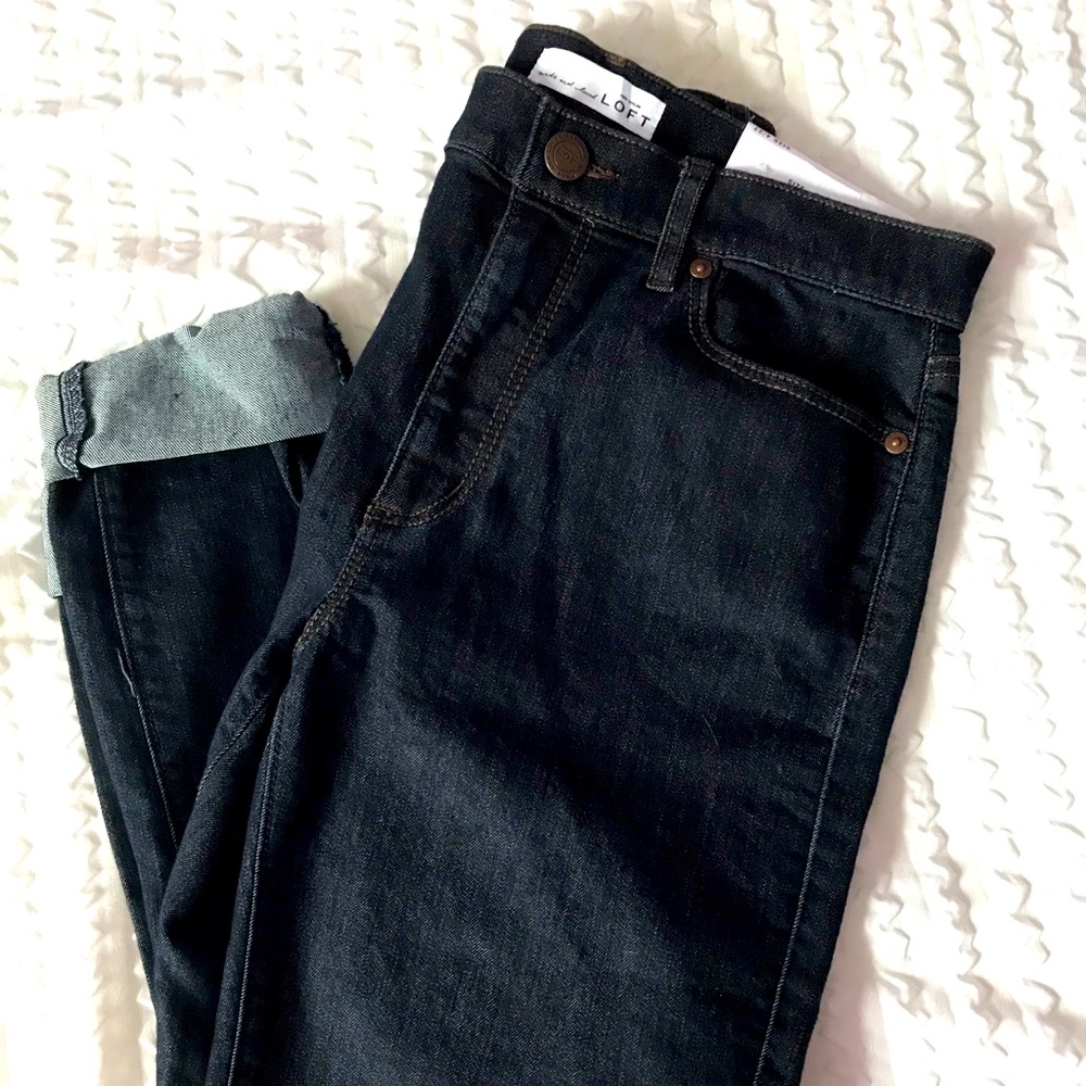🌟NWT LOFT Modern High Waist Skinny Ankle Jeans!
